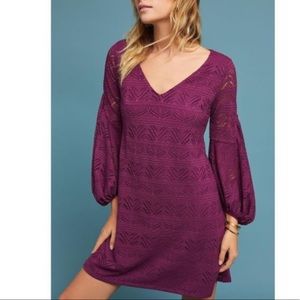 ANTHROPOLOGIE Laila crochet/lace dress by Maeve